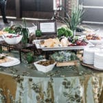 Food station at the Gala