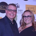Ron and Tracie Rader enjoy the 2019 Hope Shines Gala
