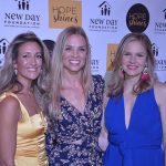 Megan Dirks (C) and friends at the 2019 Hope Shines Gala