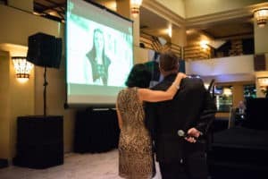 Gina and Michael take in the Gala video