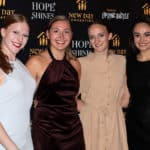 Young women attending the Hope Shines Gala
