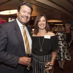 WOMC's Stephen Clark and a guest at the 2019 Hope Shines Gala
