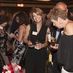 Tami Callahan and Hope Shines 2019 guests during cocktail reception