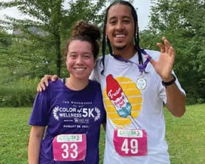 Color of Wellness 5k runners