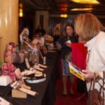 Guests browse silent auction