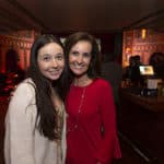 JoAnne Purtan with young girl at Lip Sync