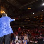 Live auction onstage