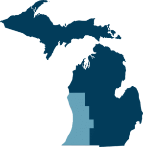 west michigan map